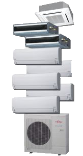 Mini Split Ductless Air Conditioners and Heat Pumps are efficient and reliable.